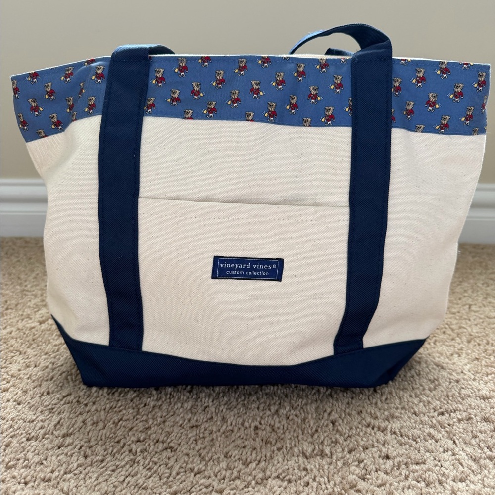 Vineyard Vines Mississippi State Custom Collection Classic Canvas Tote - NWOT